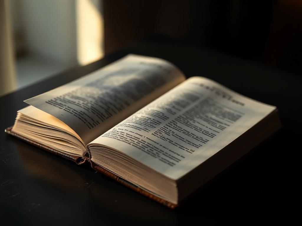 An open book